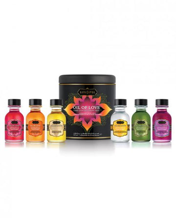 Kama Sutra Oil Of Love Collections Set Assorted Flavors