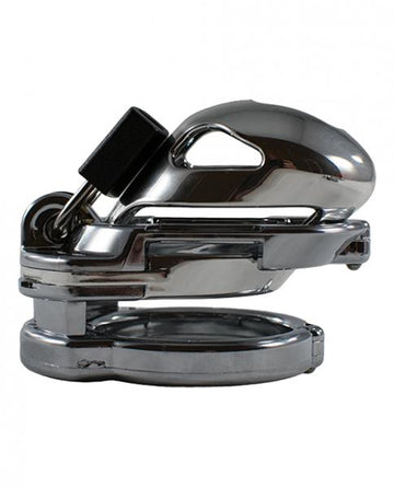 Locked In Lust The Vice Mini Male Chastity Cage Chrome