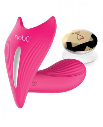 Nobu Tang Wireless Vibe with Clitoral Stimulator Pink