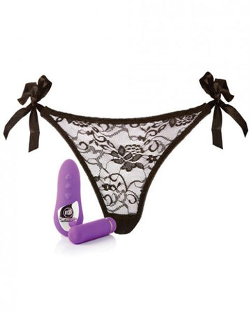 Sensuelle Pleasure Panty Bullet Remote Control Purple