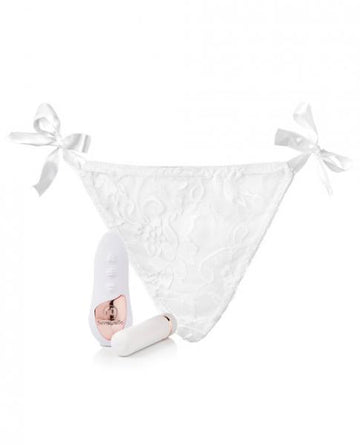 Sensuelle Pleasure Panty Bullet Remote Control White