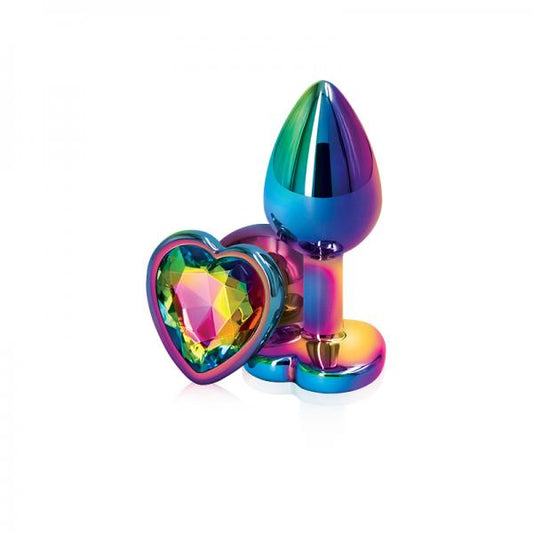 Rear Assets Mulitcolor Heart Small - Rainbow