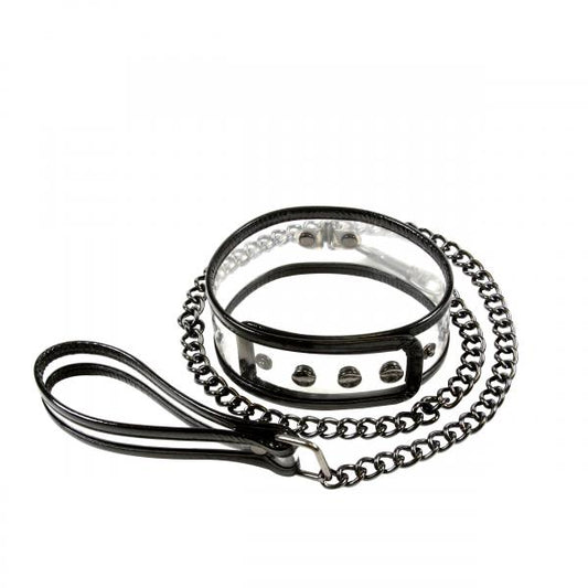 Bare Bondage Collar & Leash