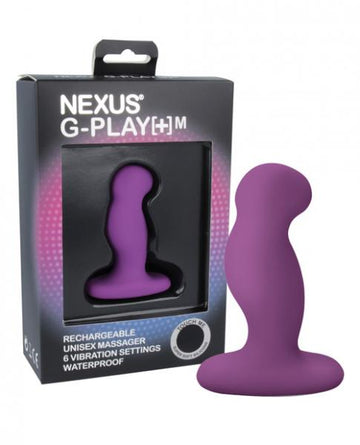 Nexus G-Play + Rechargeable Vibrator Medium Purple