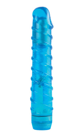 Juicy jewels aqua crystal vibrator - blue