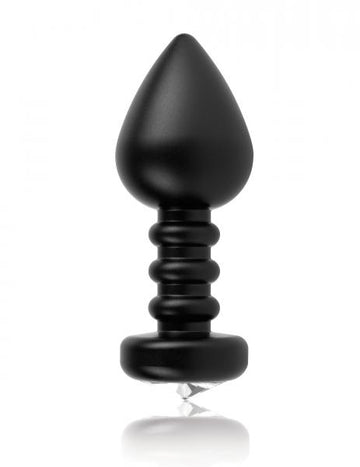 Luv Plug Black Aluminum Anal Toy