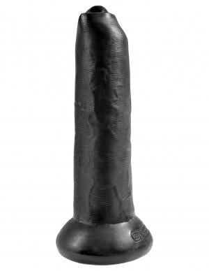 King Cock 9 inches Uncut Dildo Black