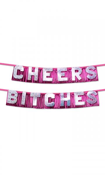 Bachelorette Party Favors Cheers Bitches Banner