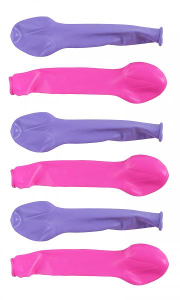 Bachelorette Party Favors Pecker Balloons 6 Pack