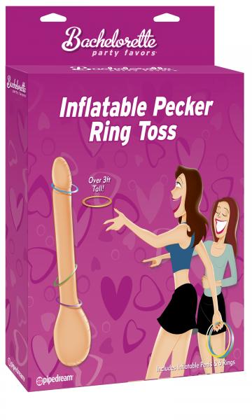 Inflatable dicky ring toss