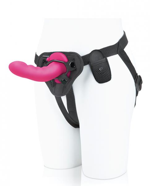 Pegasus 6 inches Ripple Peg Harness & Remote Pink