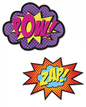 Peekaboos Pow Zap Superhero Pasties 2 Pairs