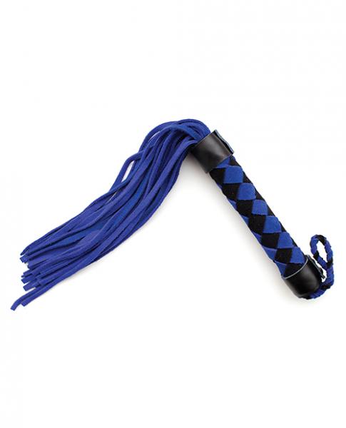 Plesur 15 inches Leather Flogger Blue