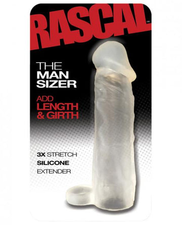 Rascal Man Sizer 3X Stretch Silicone Extender Clear