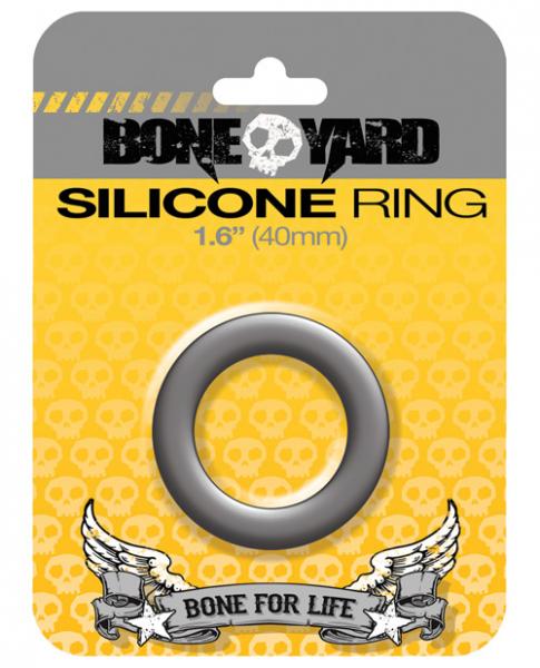 Boneyard Silicone Ring 1.6 inches Gray