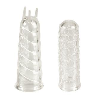 Silicone finger teasers - clear