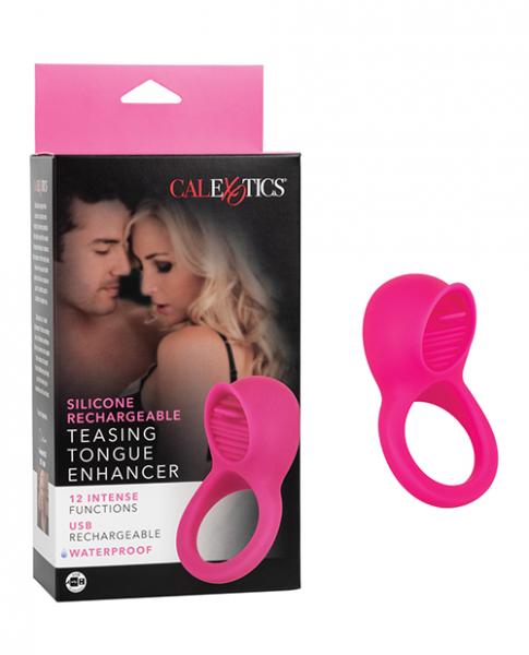 Silicone Rechargeable Teasing Tongue Enhancer