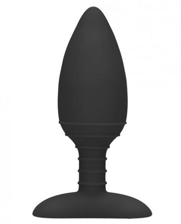 Elegance Glow Heating Rechargeable Butt Plug Black