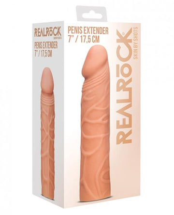 Shots Realrock 7" Penis Extender- Flesh