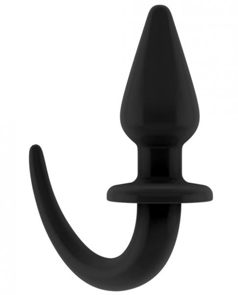 Sono No 8 4 inches Butt Plug with Tail Black