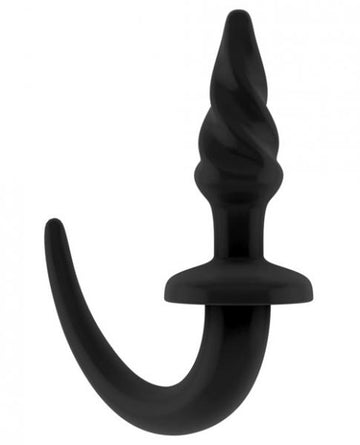 Sono No 10 4 inches Butt Plug with Tail Black