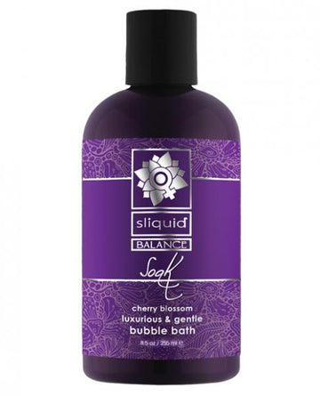 Sliquid Balance Soak Bubble Bath Cherry Blossom 8.5oz