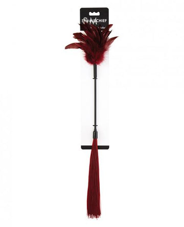 Sex & Mischief Enchanted Feather Tickler Black