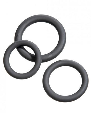 Malesation Cock Ring Set Beginner Black