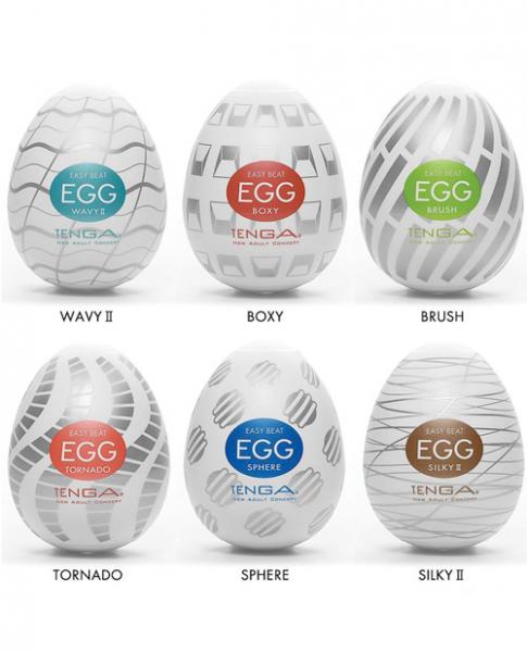 Tenga Egg Variety Standard Pack Clear Pack Of 6