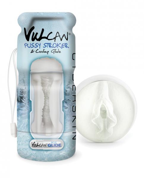 Cyberskin Vulcan Pussy Stroker With Cooling Glide Frost