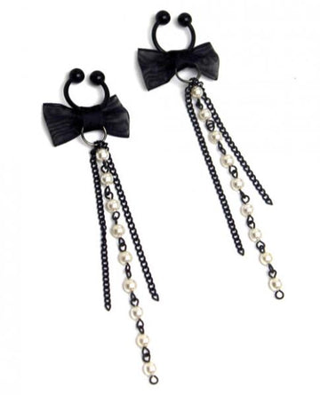 Tyes By Tara French Kiss Niptyes Black Nipple Rings