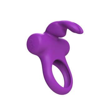 Frisky Bunny Vibrating Ring Purple