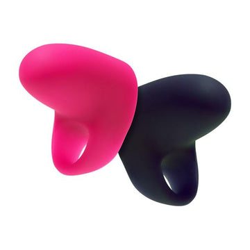 Ayu Mini Finger Vibe Pain Black & Foxy Pink