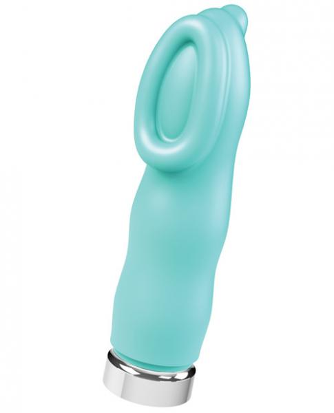 Luv Plus Rechargeable Clitoris Vibe Turquoise Blue