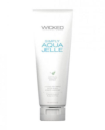 Wicked Simply Aqua Jelle Lubricant 4oz