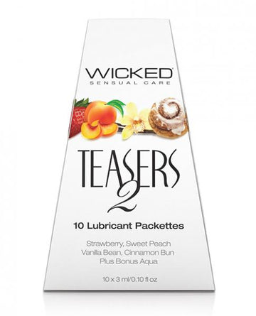 Wicked Sensual Care Teasers 2 Flavored Lubricant Refill