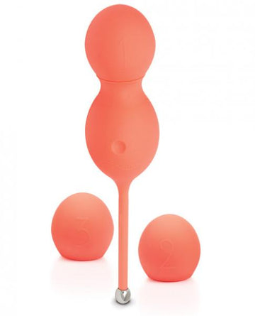 We-Vibe Bloom Coral Kegel Balls Orange