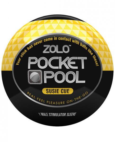 Zolo Pocket Pool Susie Cue Yellow Sleeve