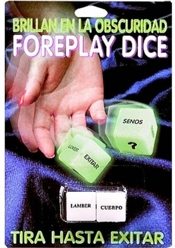 Glow In The Dark Erotic Dice Spanish Version