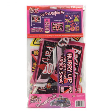 Bachelorette Car Decoration Kit