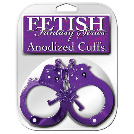 Fetish Fantasy Anodized Cuffs Purple