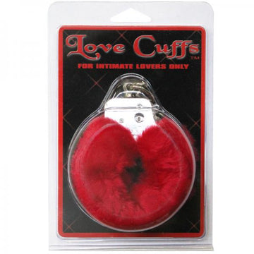 Plush Love Cuffs (red)