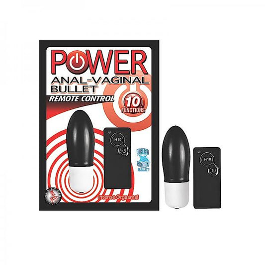 Power Anal-vagina Bullet-black