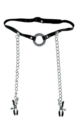 Fetish Fantasy Limited Edition O-Ring Gag &amp; Nipple Clamps