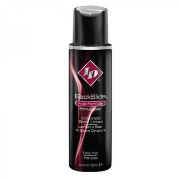 Id Backslide Silicone Anal Lubricant 4.4oz Flip Cap Bottle