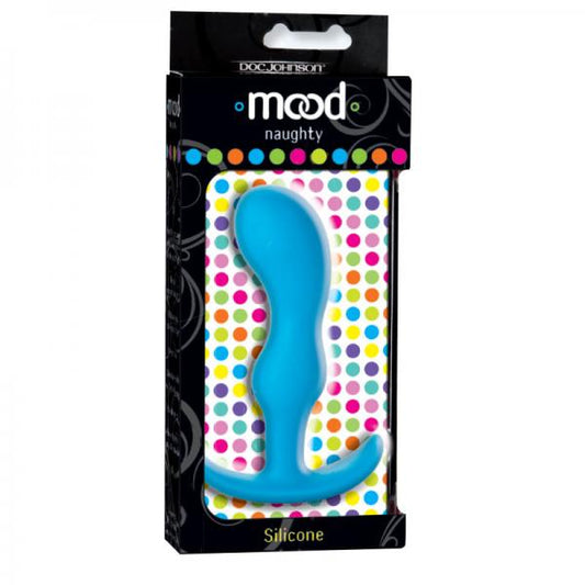 Mood - Naughty 2 - Small Blue Silicone Butt Plug