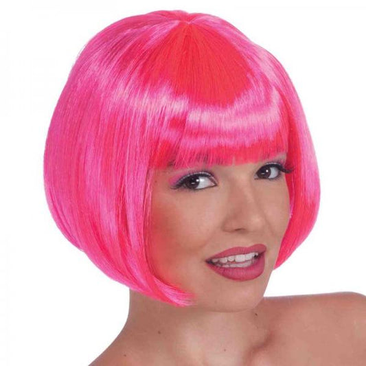 Wig Neon Pink Bob