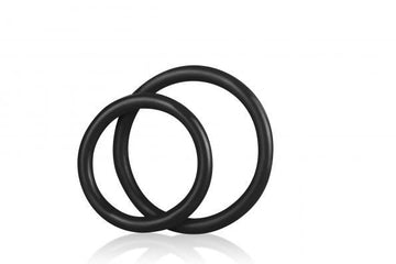 C &amp; B Gear Silicone Cock Ring Set Black