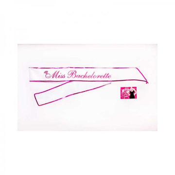 Miss Bachelorette Sash Hot Pink