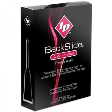 Id Backslide Anal Inserts 8ml (4 Inserts Per Box)